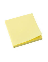 Notas Adhesivas Amarillas 7,5 x 7x5