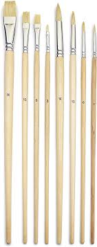 Pinceles Escolares N°2, 3, 4, 5, 6