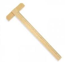 Regla T en Madera 1/4W