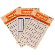 Etiquetas Escolares x 5 hojas