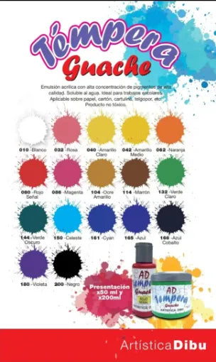 Témperas AD 50ml