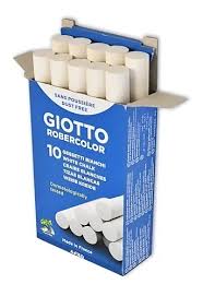 Tizas Blancas Giotto x 10