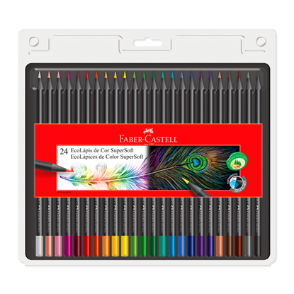 Lápices de colores Faber Castell Super Soft x 50