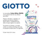 Marcadores Giotto Turbo Glitter pastel x 8
