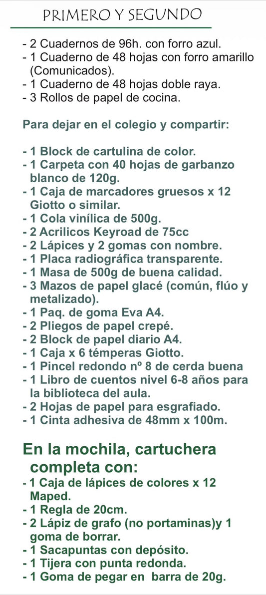 Lista Completa Giratierra 1º y 2º Curricular 2026