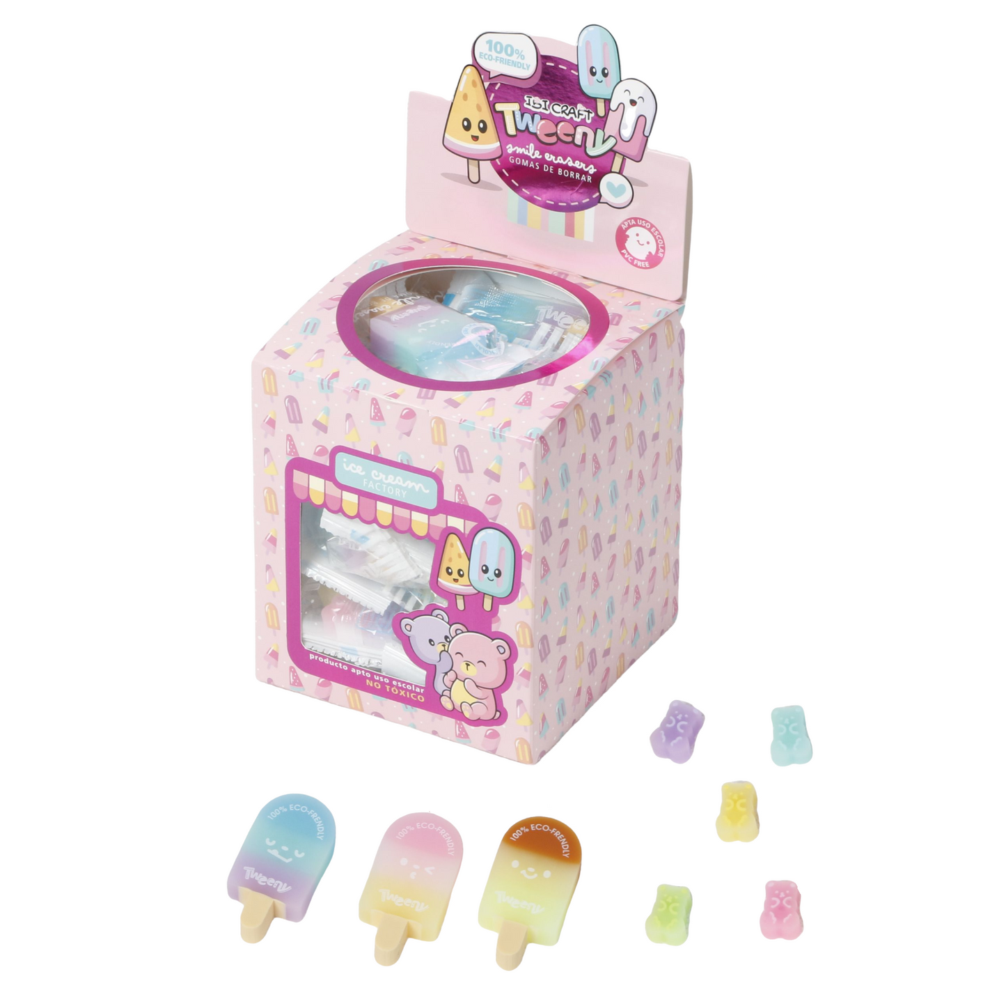 Goma de borrar Ibi Craft "Ice Cream Factory"