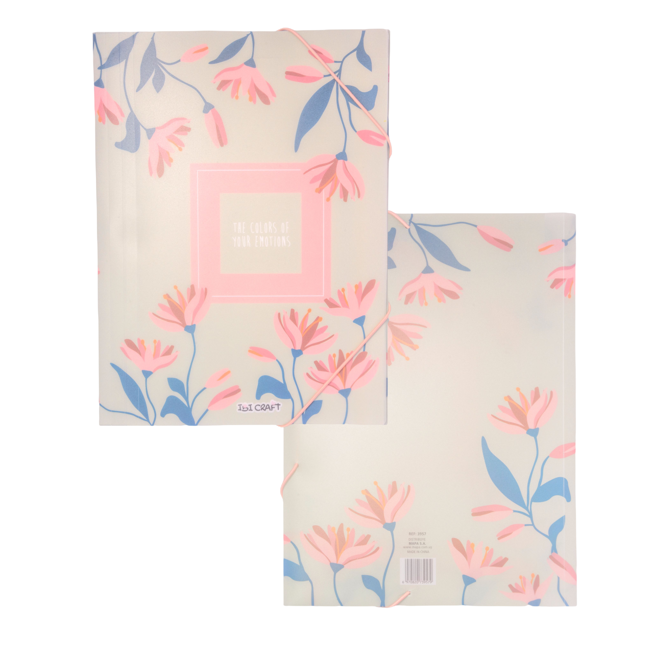 Carpeta Ibi Craft A4 pvc con elástico