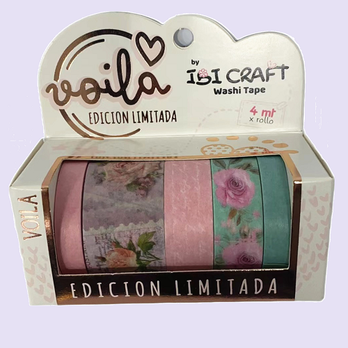 Cintas Ibi Craft Washi Tape Rosas