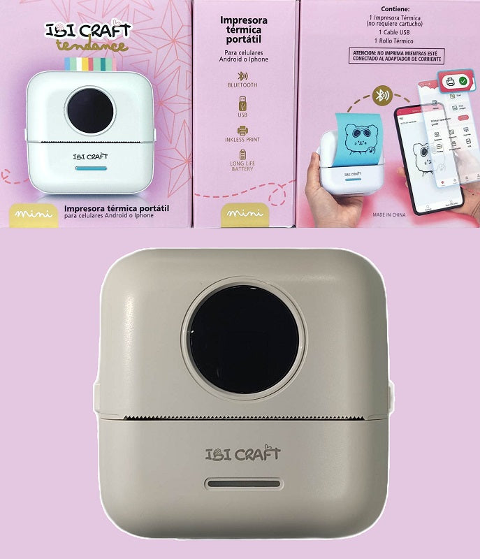 Impresora térmica Ibi Craft mini con rollo