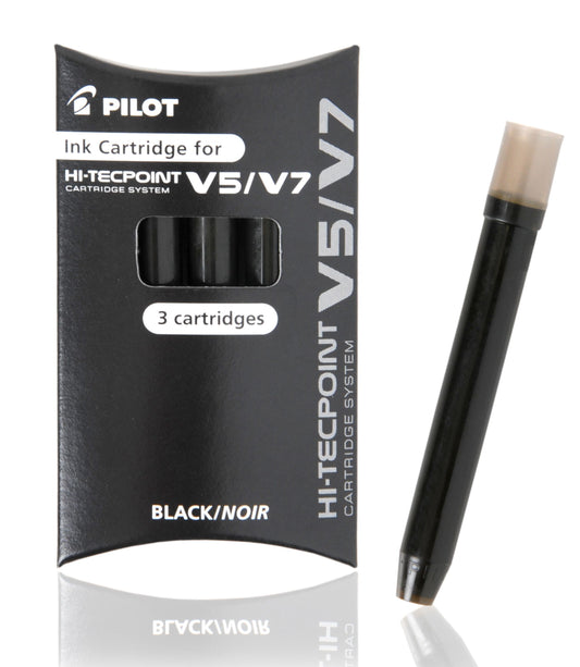 Repuesto Para Lapicera Pilot V5 o V7, caja x 3 Cartuchos