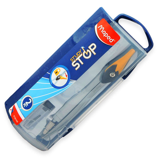 Compás Maped Study Stop con abrazadera o grafo de 2mm