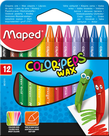 Crayolas Maped Triangulares x 12