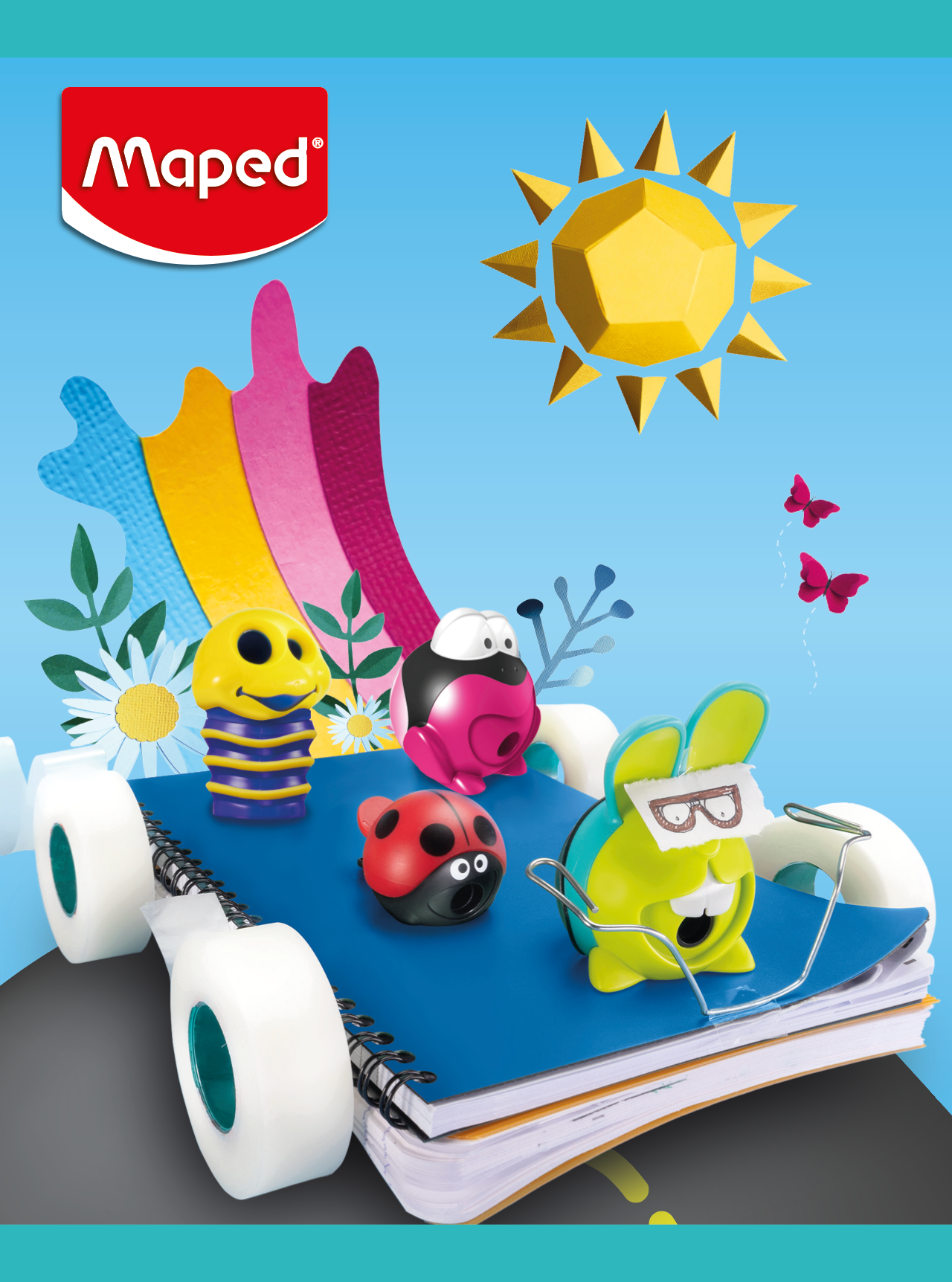 Cuaderno Maped liso de 48 hojas