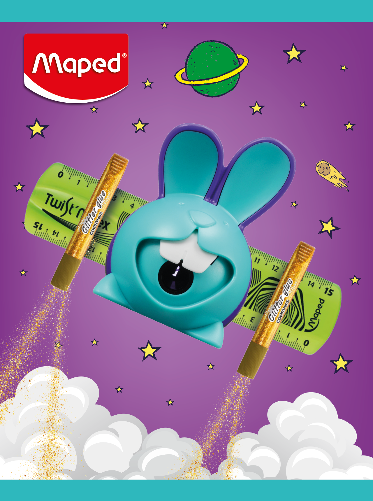 Cuaderno Maped liso de 48 hojas
