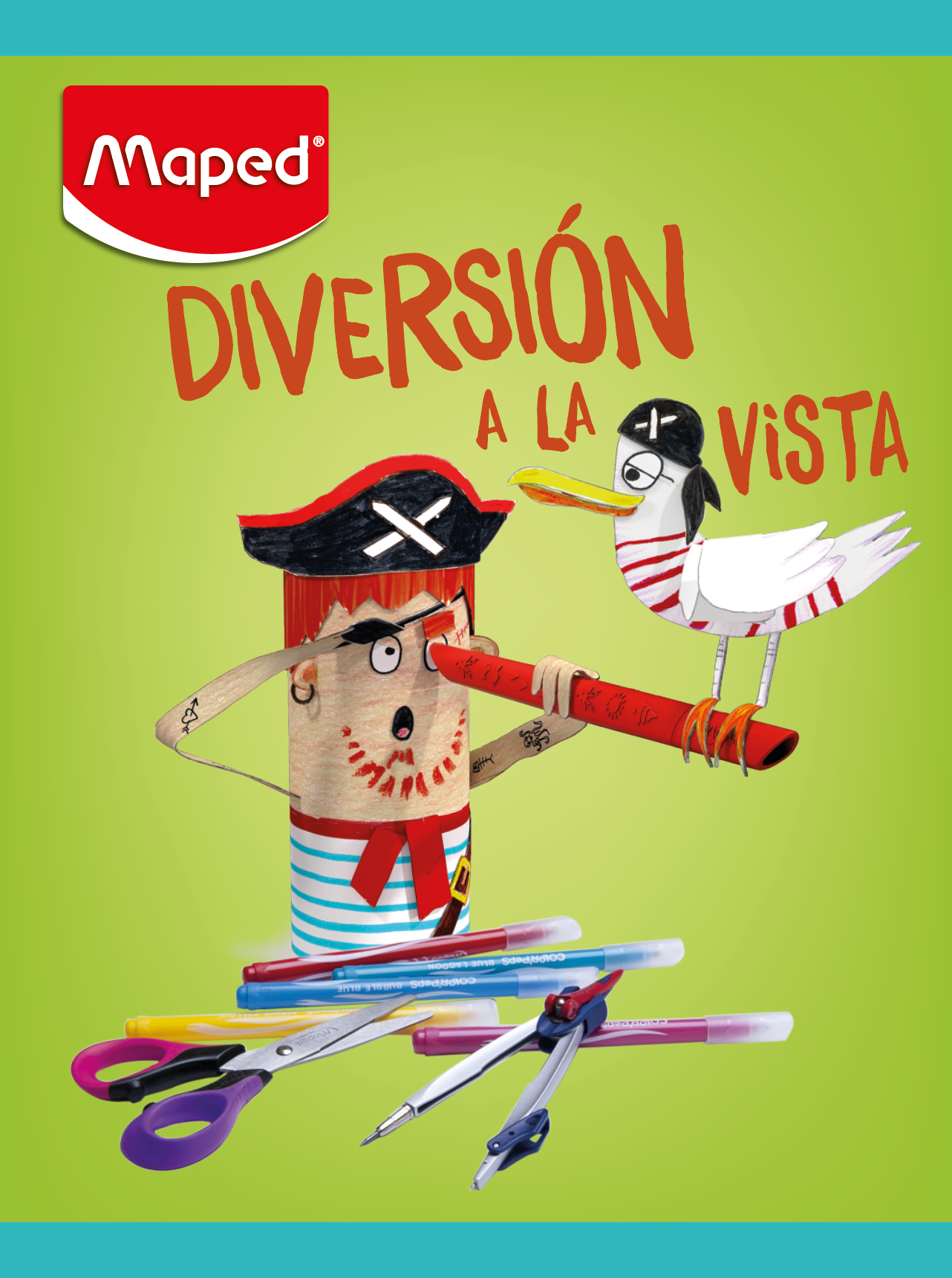 Cuaderno Maped liso de 48 hojas