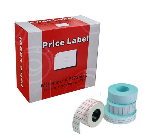 Etiquetas Motex para etiquetadora de doble línea