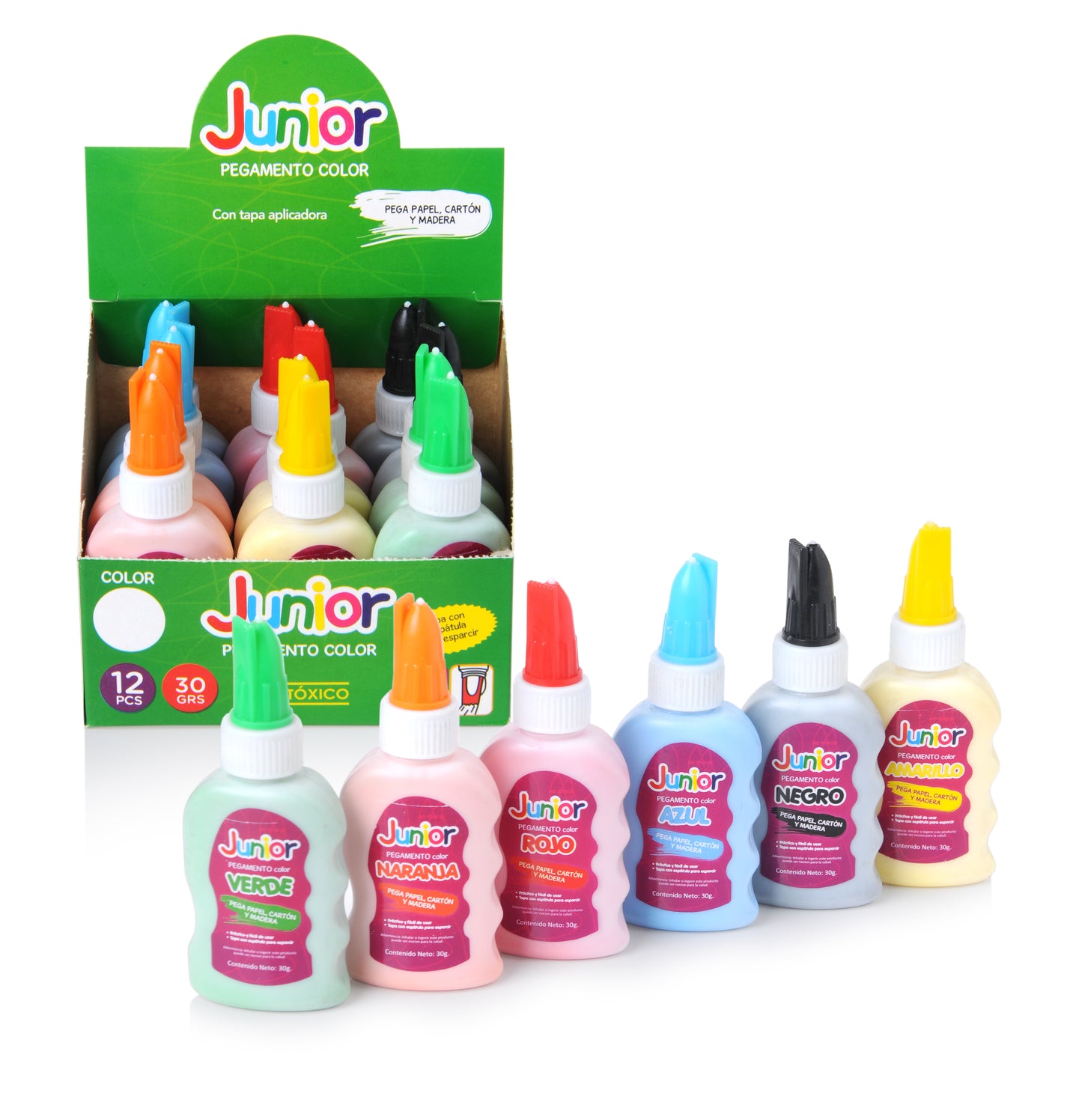 Cola Vinílica Junior de color 30g