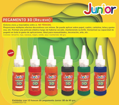 Adhesivo Junior 3D