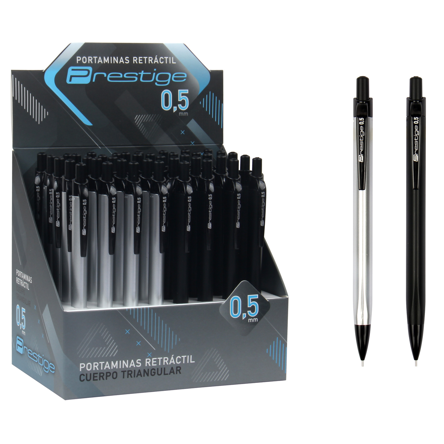 Portaminas Prestige 0.5 cuerpo triangular