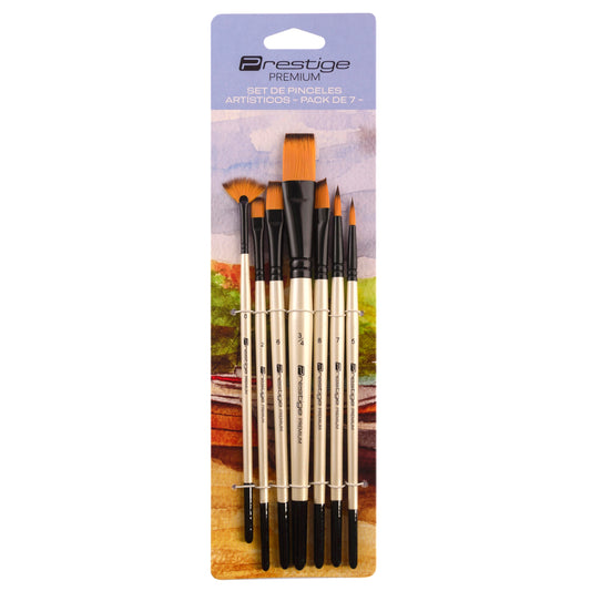 Pinceles Prestige surtidos x 7