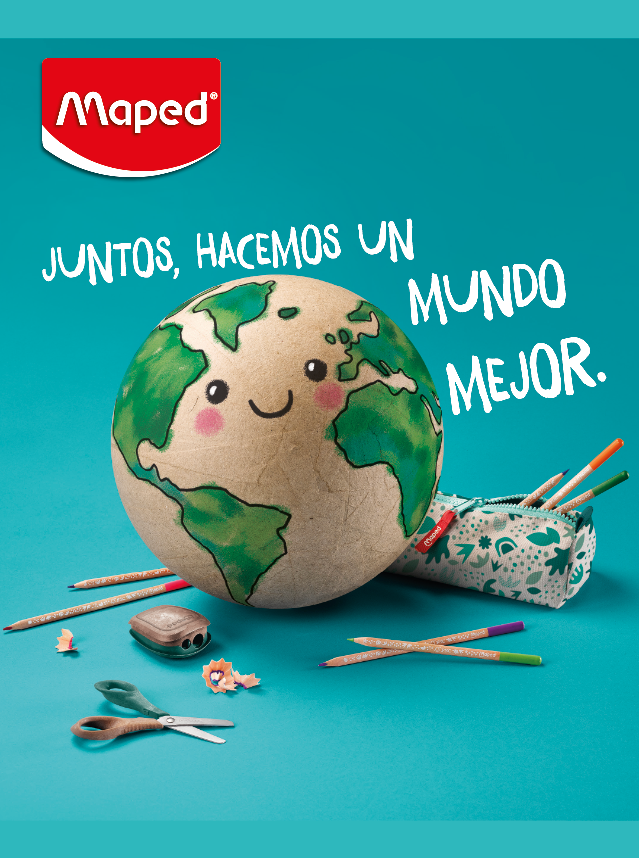 Cuaderno Maped liso de 48 hojas