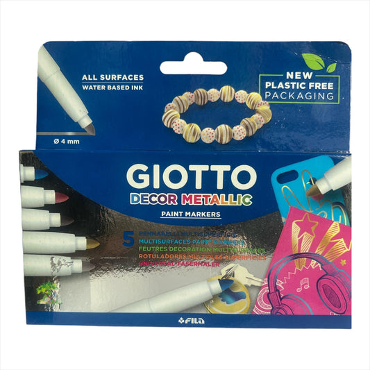 Marcadores Giotto Metalizados x 5