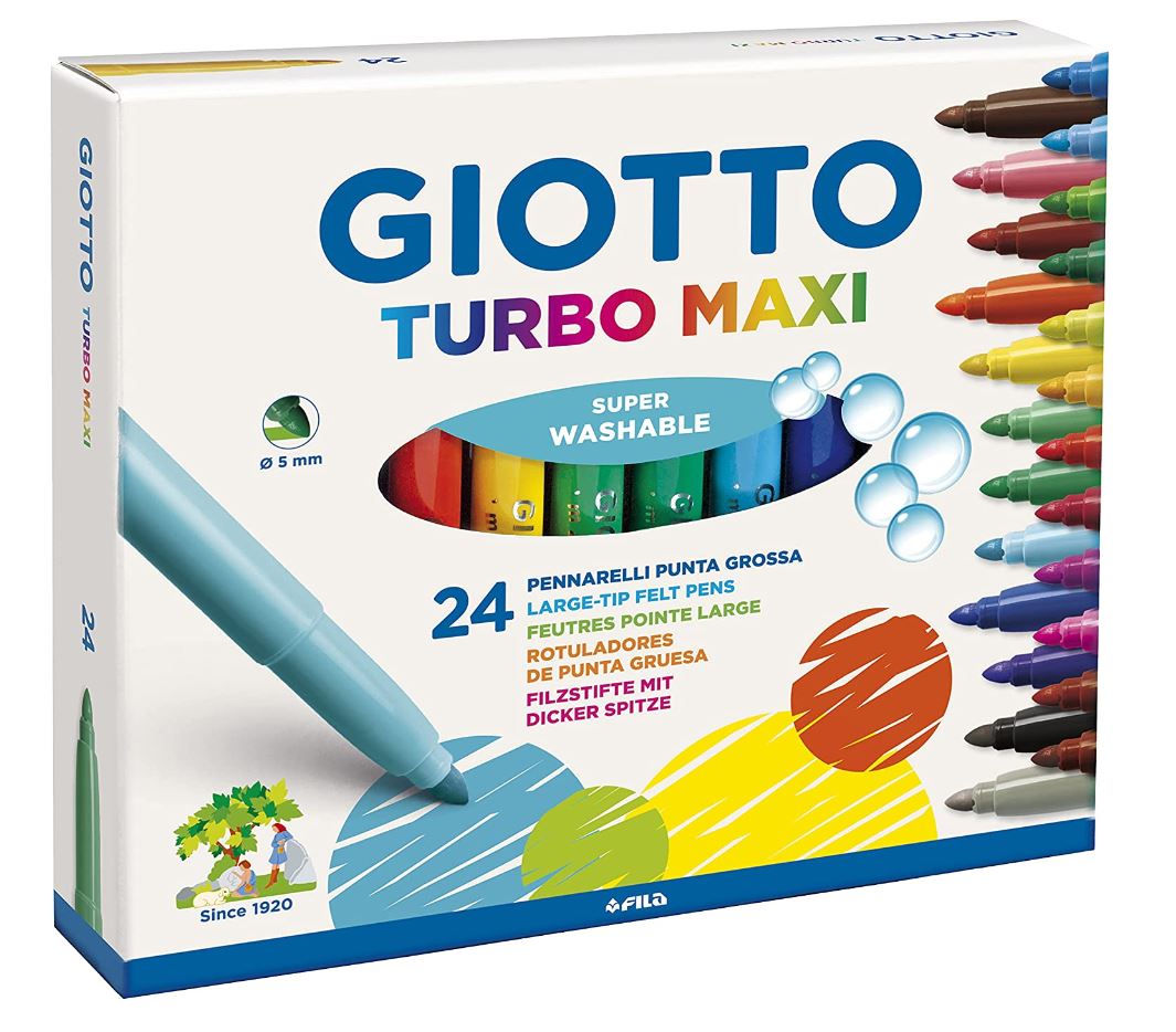 Marcadores Giotto gruesos x 24