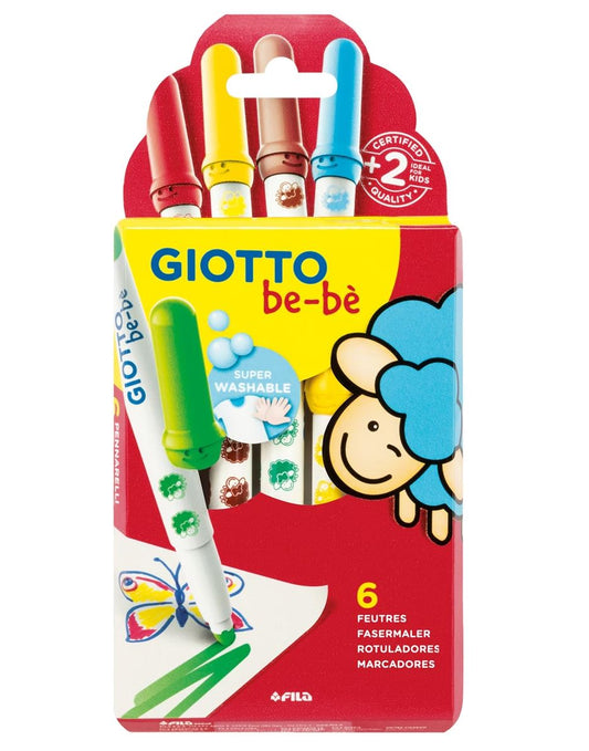 Marcadores Giotto Bebe x 6