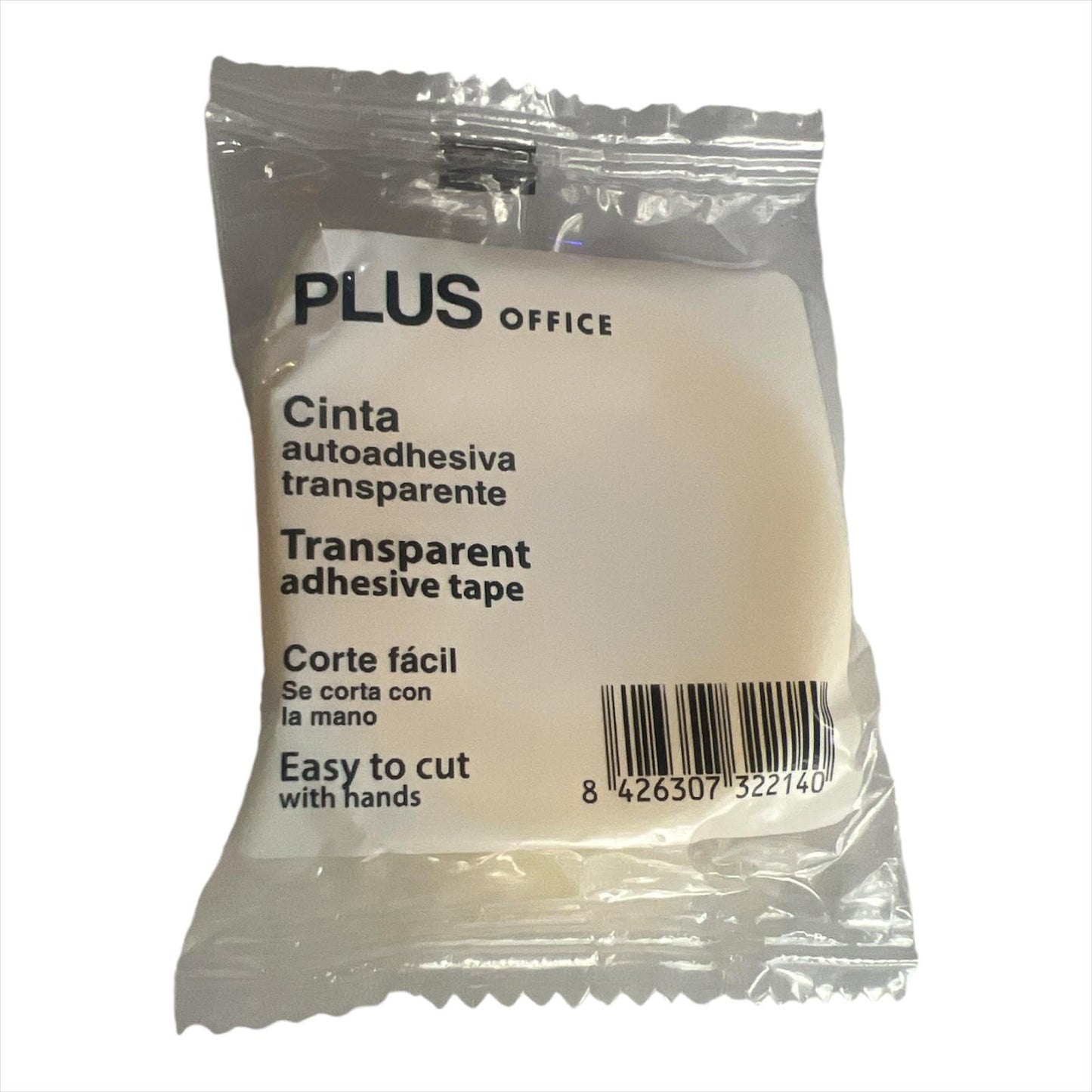 Cinta adhesiva Plus Office 12mm x 33m