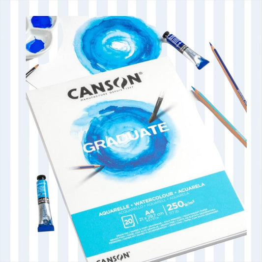 Block de dibujo Canson Graduate Aquarelle A4