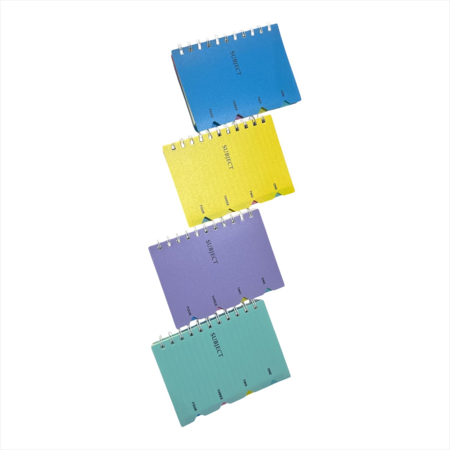 Libreta con espiral tapa Pvc 10.5 x 14.5cm