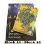 Block de Dibujo A4 + Block de Dibujo A5 papel 160g