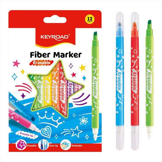 Marcadores Keyroad Borrables x 12 Colores