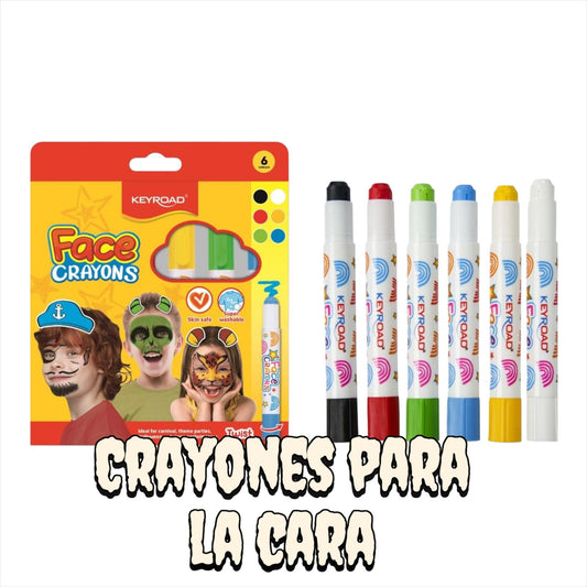 Crayones para la Cara Keyroad 6 Colores