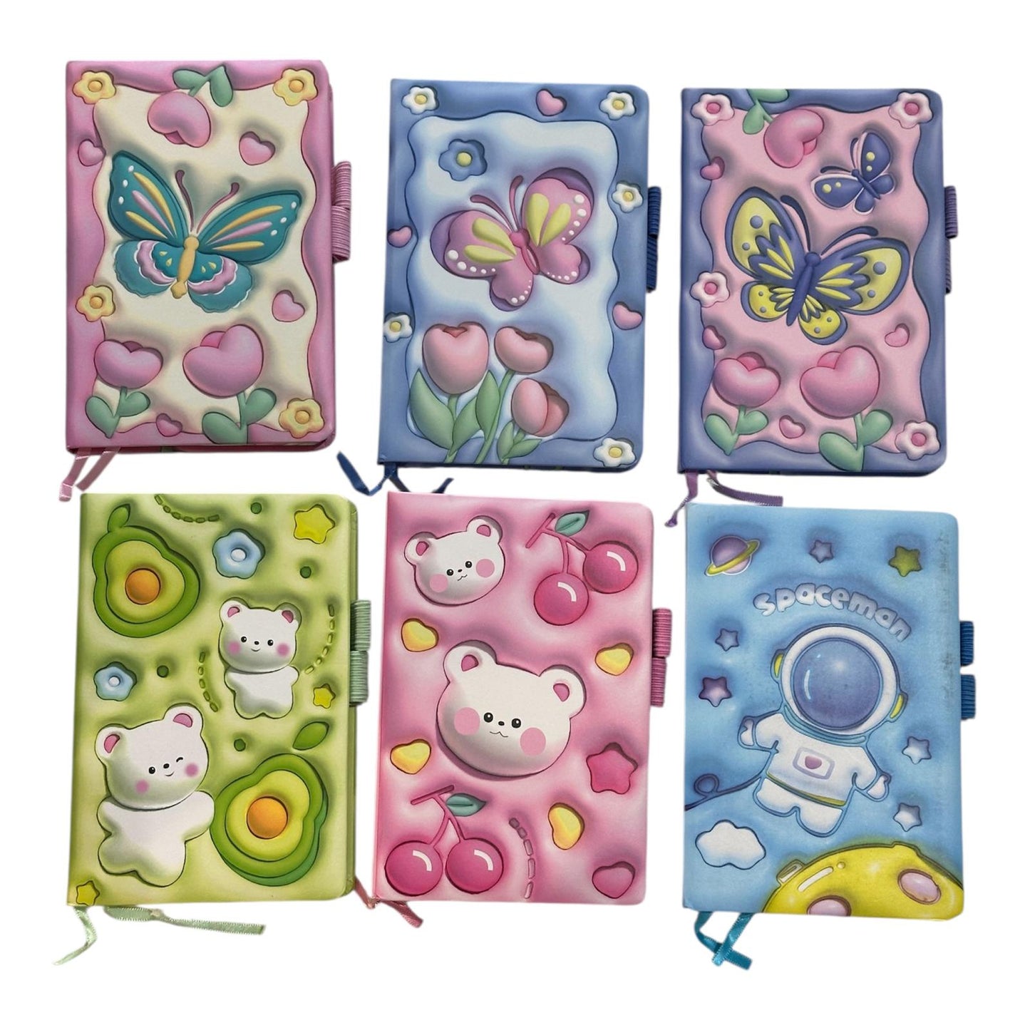 Libreta Tapa Dura con Diseños 10.5cm x 16cm