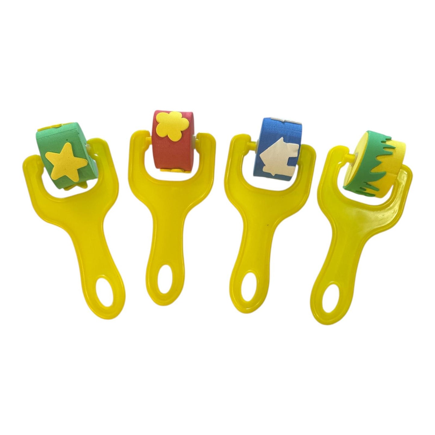 Rodillos Texturados de Goma x 4