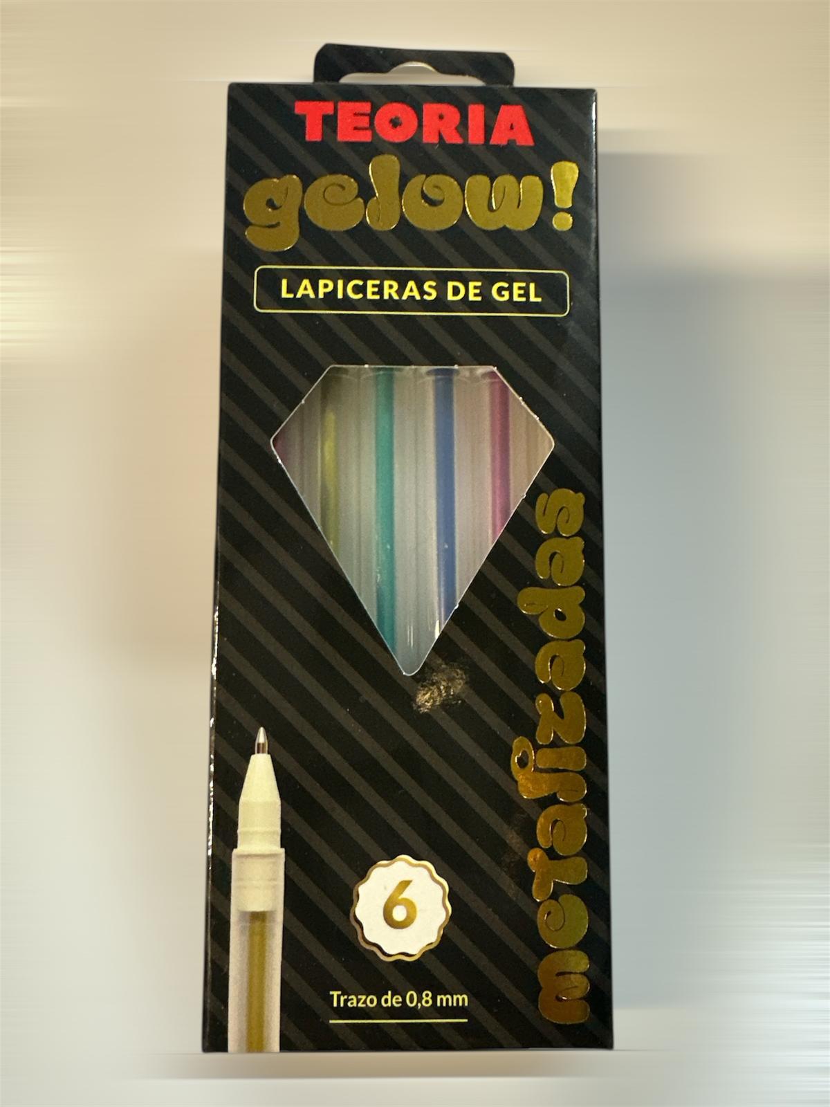 Lapiceras Teoria de gel x 6