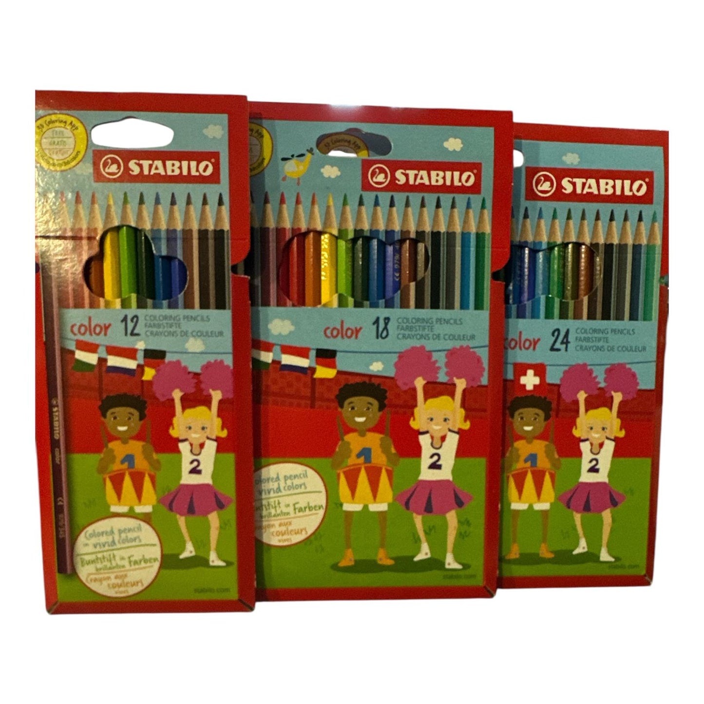 Lápices de Colores Stabilo Color x 12