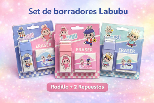 Goma LABUBU con Rodillo y 2 Repuestos