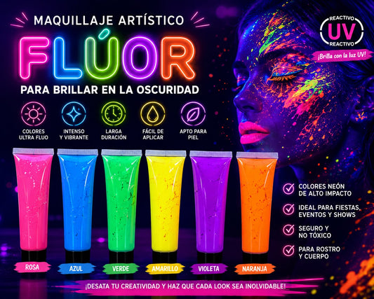 Maquillaje Flúo en pomo