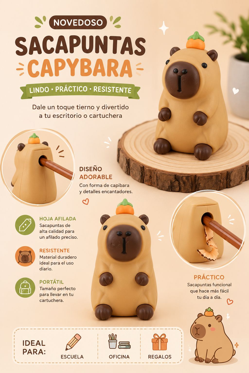 Sacapuntas Capybara