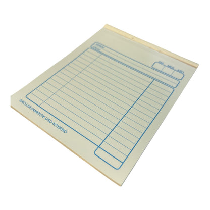 Libreta de Notas de Pedido Simple