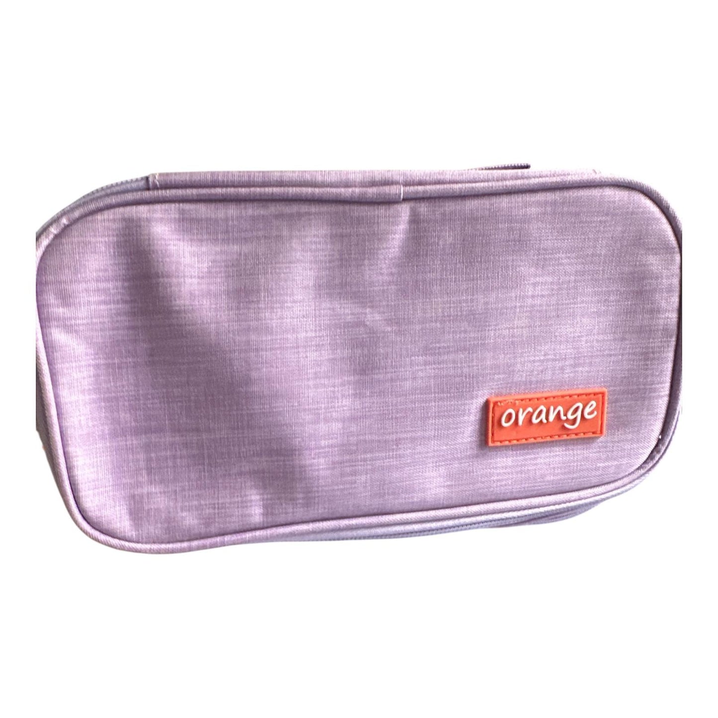 Cartuchera Saroo Orange XXL Triple Cierre