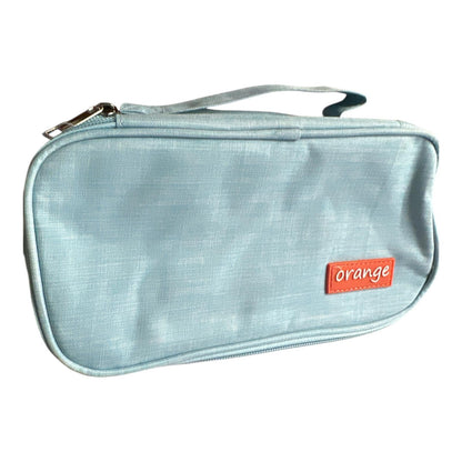 Cartuchera Saroo Orange XXL Triple Cierre