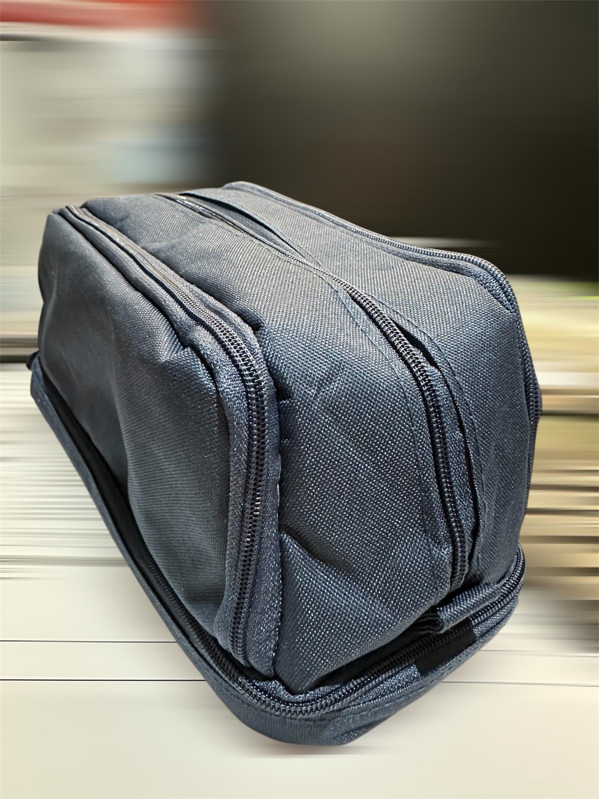 Cartuchera Saroo de Tela con 4 Cierres Metálicos