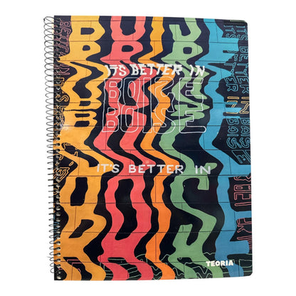 Cuadernola Teoria Trendy Tapa dura 100 hojas