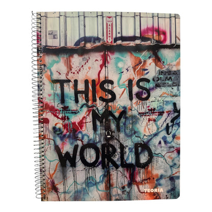 Cuadernola Teoria Trendy Tapa dura 100 hojas