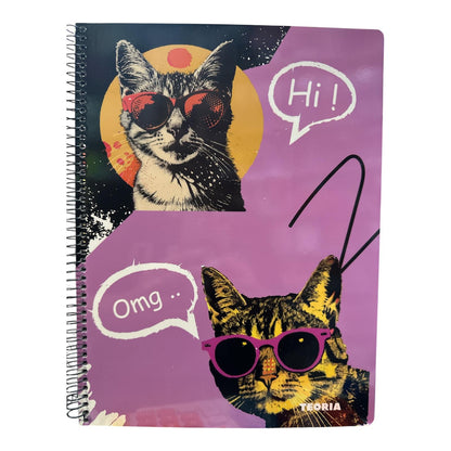 Cuadernola Teoria Trendy Tapa dura 100 hojas