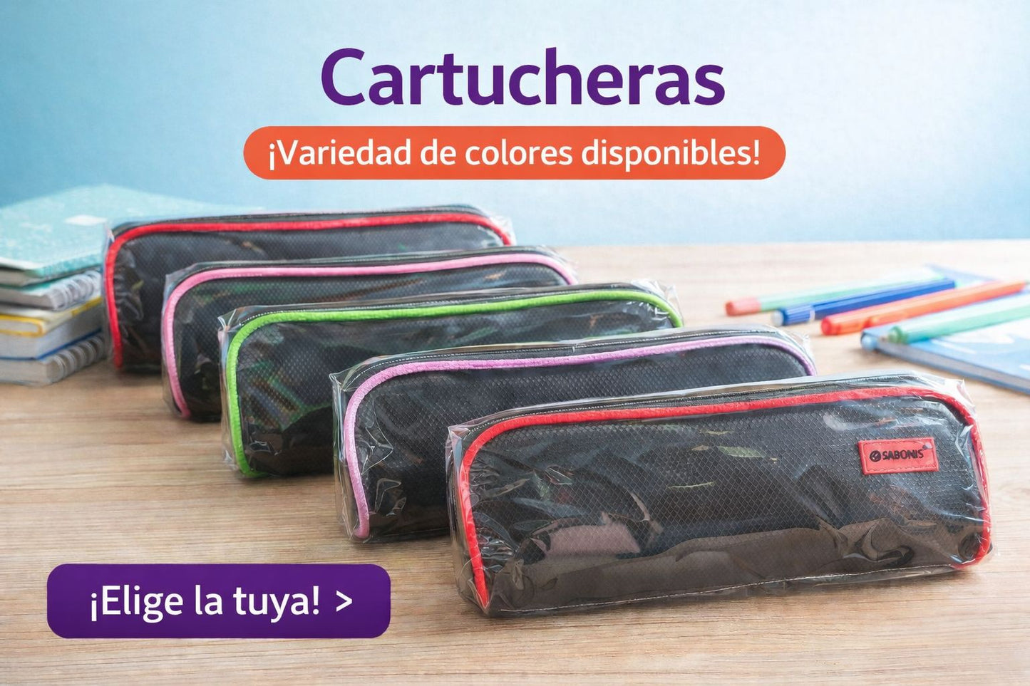 Cartuchera Sabonis Cilíndrica / Mediana