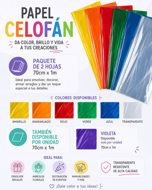 Papel Celofán x 2